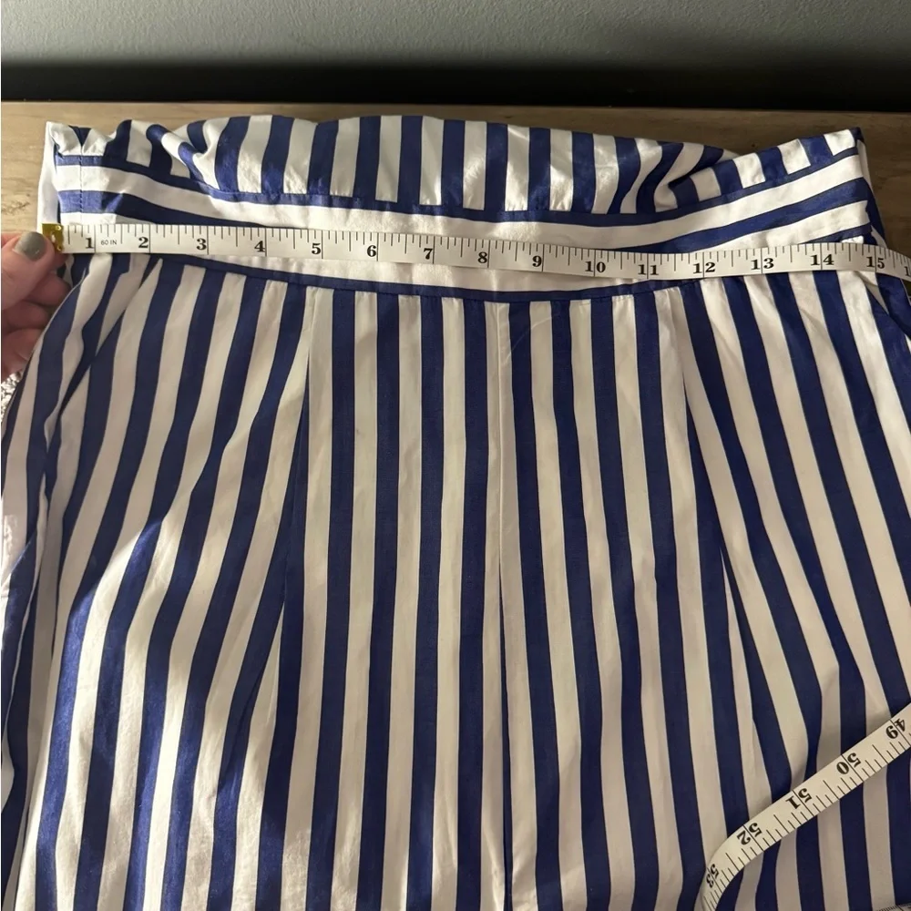 J. Crew Navy and White Halter Jumpsuit - Picture 4 of 15